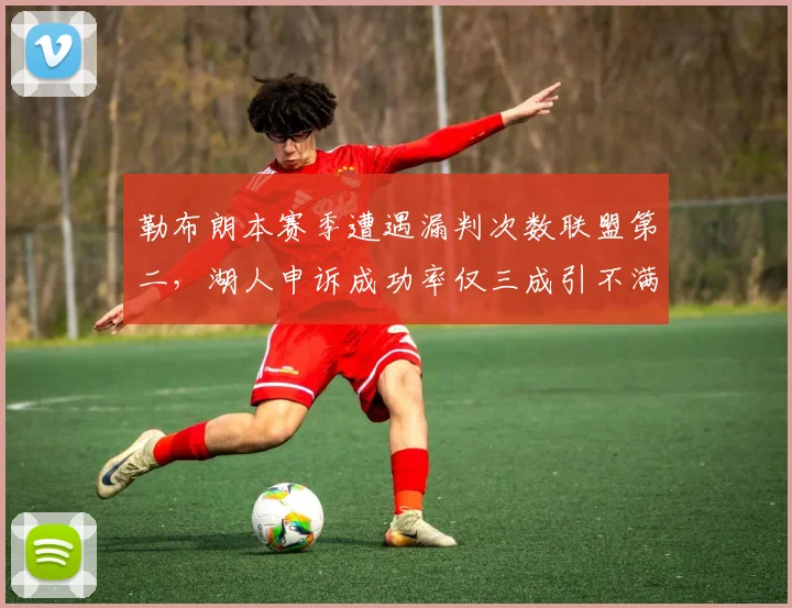勒布朗本赛季遭遇漏判次数联盟第二，湖人申诉成功率仅三成引不满
